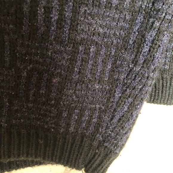Vintage Pierre Cardin Wool Blend Pullover Cozy Quarter Buttoned Sweater Medium - Picture 5 of 8